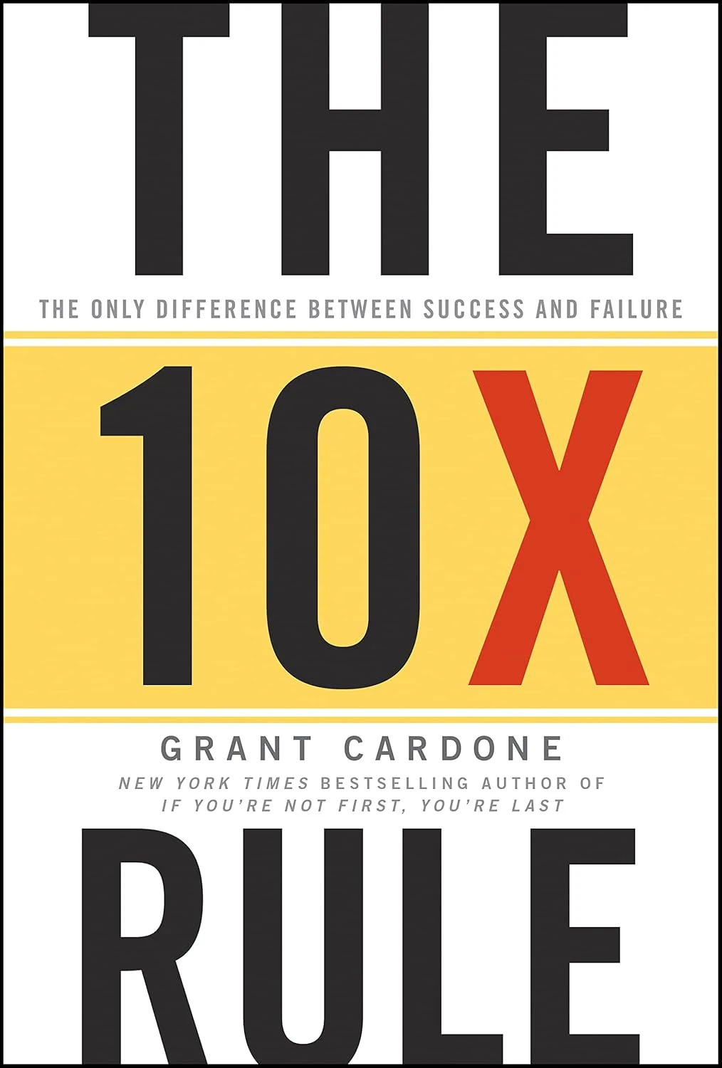 The 10X Rule: The Only Difference Betwee...